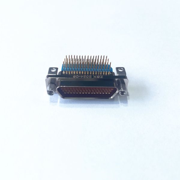 51 Pins Metal Body Crimping Type Rectangular Electrical Connectors MIL-DTL-83513 Micro-D Connector