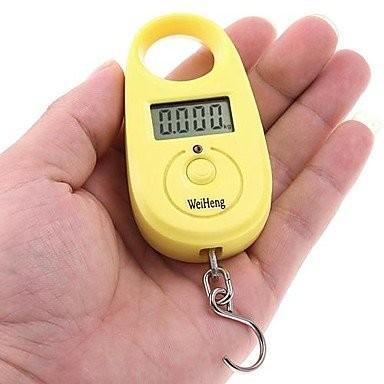 Colorful Digital Hanging Scale Tare Function With 1 * CR2032 Battery Power