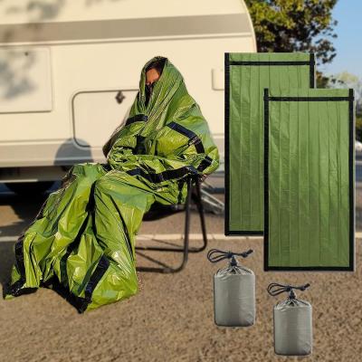Emergency Sleeping Bag 2 Pack Lightweight Survival Sleeping Bags Thermal Sack Portable Emergency Blanket Campin