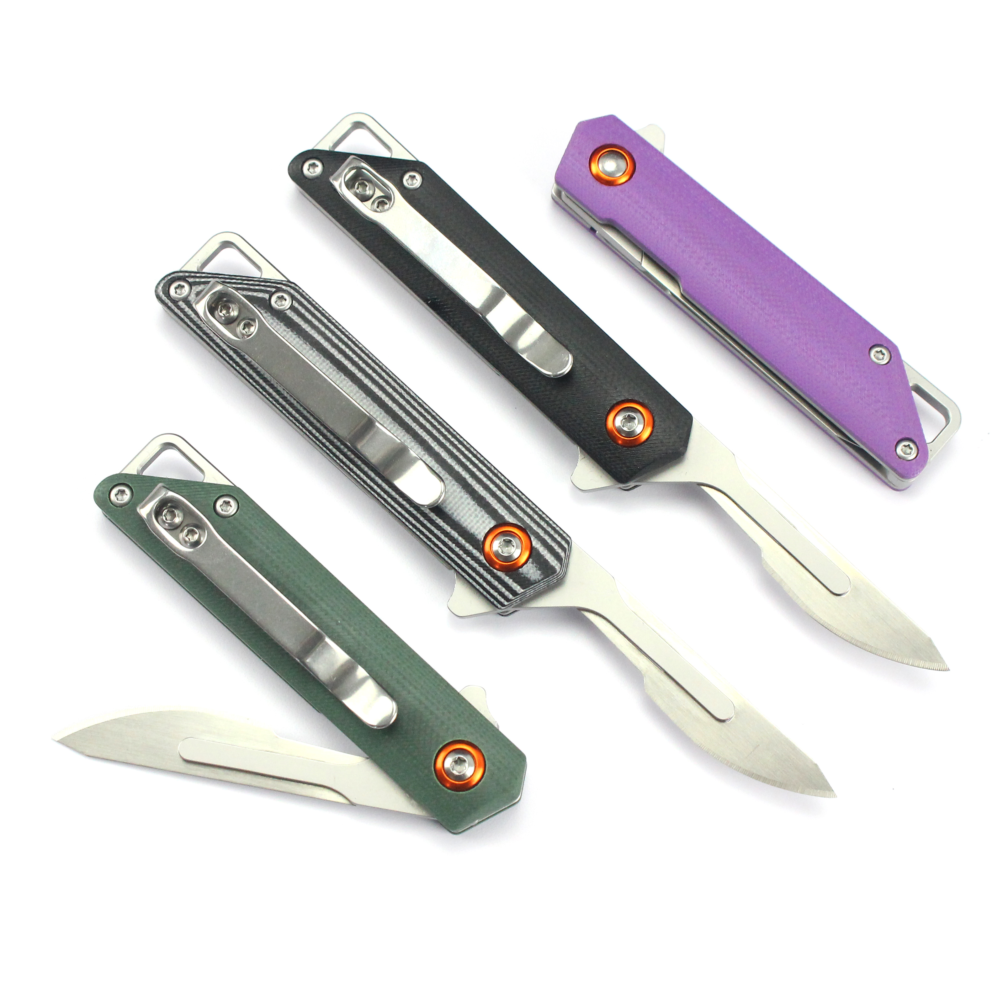 Factory Direct Customizable G10 Handle Scalpel Portable Mini Pocket Knife