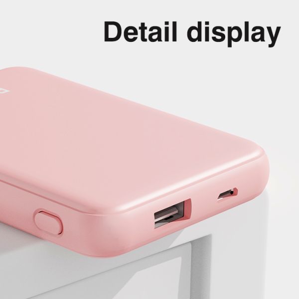 Electronics Slim Power Bank 5000mah Custom logo Mini Portable Charger