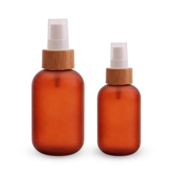 Bamboo 18/410 Perfume Pump Sprayer , Non Spill Crimp Sprayer For Lotion Pump