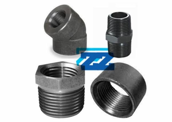 Carbon Steel Threaded Pipe Fittings 1 / 8 To 4 Inch ASTM A105 ASME B16 11