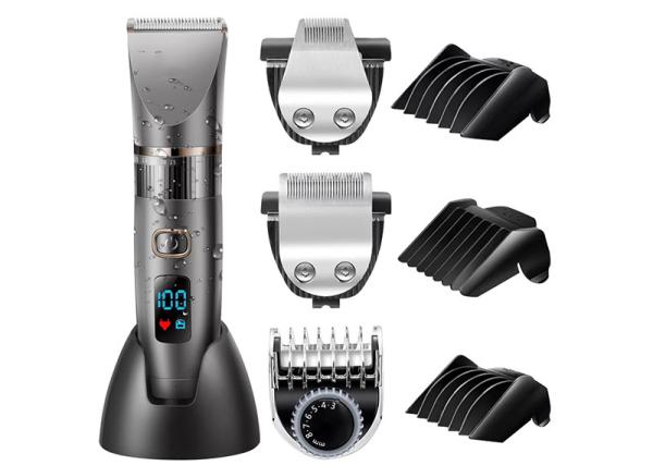Professional Barber Shop Hair Clippers , Li Ion Battery Electric Hair Trimmer