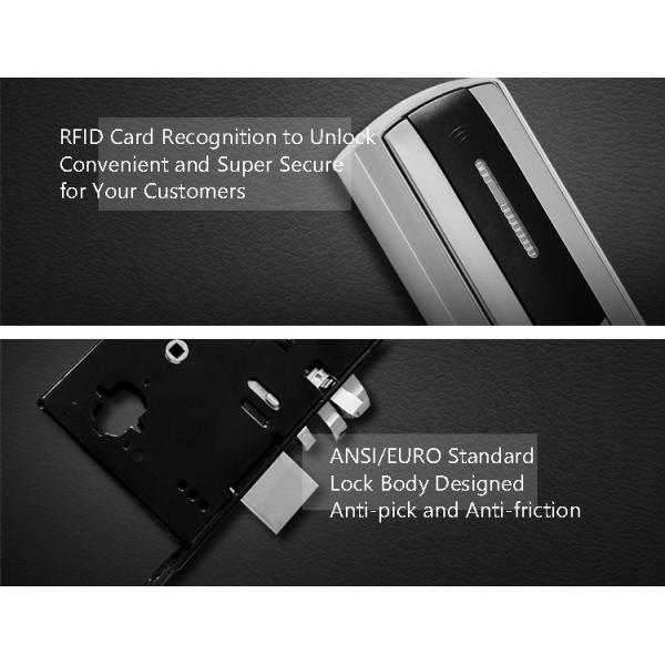 Прочная нержавеющая сталь замков 304 гостиничного номера 2 пути открыть 285мм * 70мм