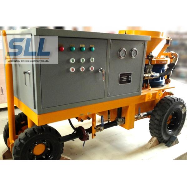 Easy Operation Dry Shotcrete Machine / Wet Shotcrete Equipment For Construction