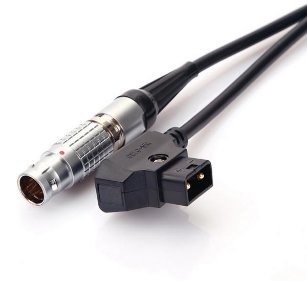 0.5M D-Tap to Lemo 6-pin male Charge Cable for Red One V Mount Gold Mount Battery