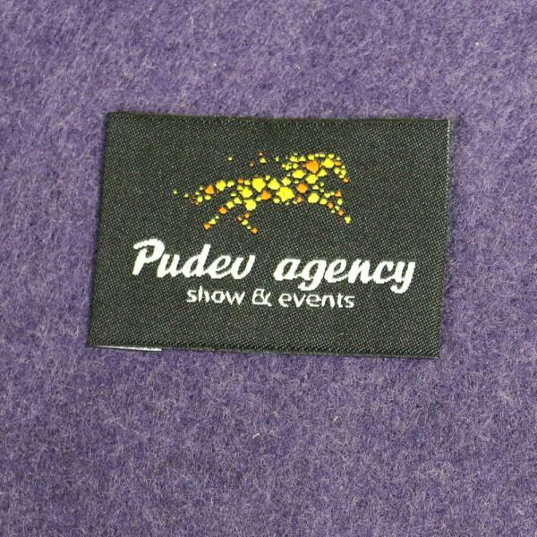 Branded Name Woven Apparel Labels With Logo Personalized Garment Labels