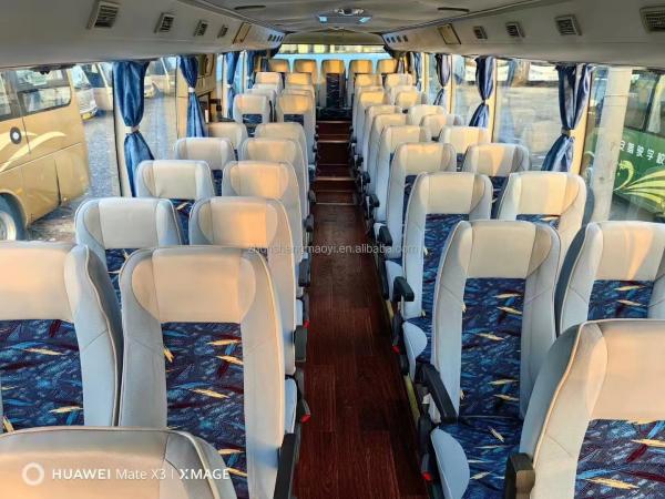 Autocarro elétrico Euro 3 de transmissão manual 46-50 lugares para o mercado do turismo estatal