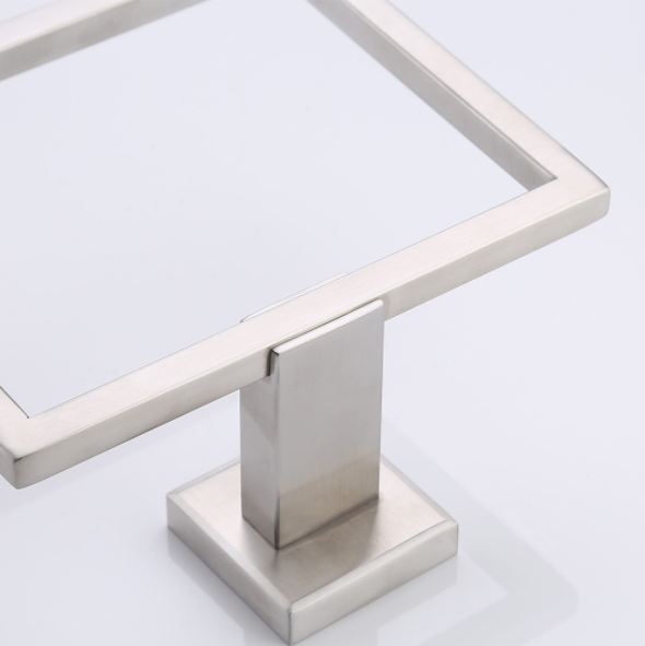 Stainless Steel Towel Ring Rack Tissue Paper Holder Wall Mounted Bathroom Accessories Set