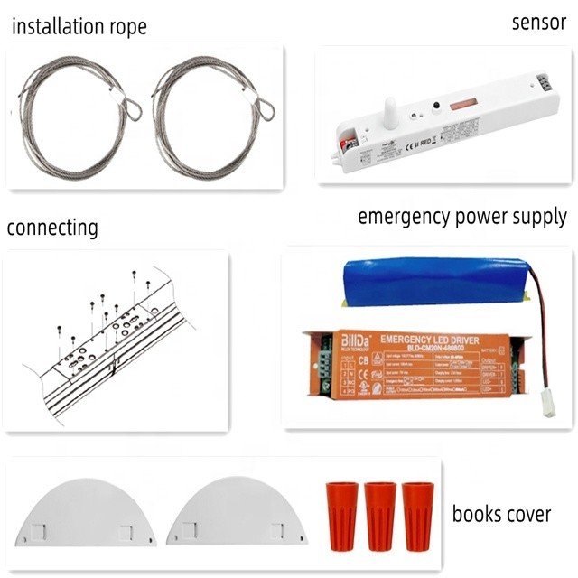 LED 34W 4FT Strip Mount Lights IP65 Linear Supermarket Lamp Fixtures 5- for Supermarket