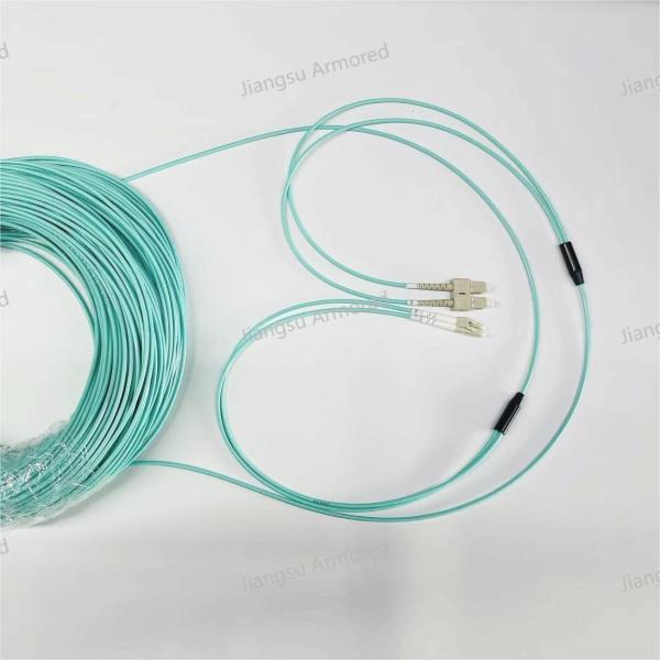 3.3MM câble blindé à fibre optique DSC DLC 150M OM3 150 Aque
