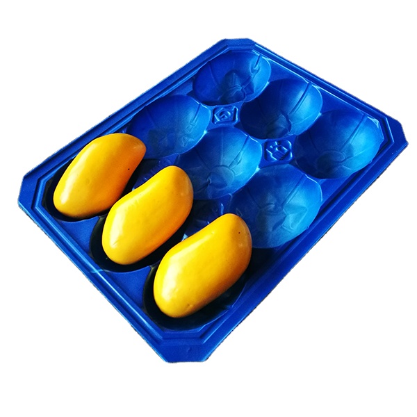 Wholesale Fruit and Vegetable Packing Alveoli Tray Apple Mango Kiwi Avocado Plastic Packing Tray