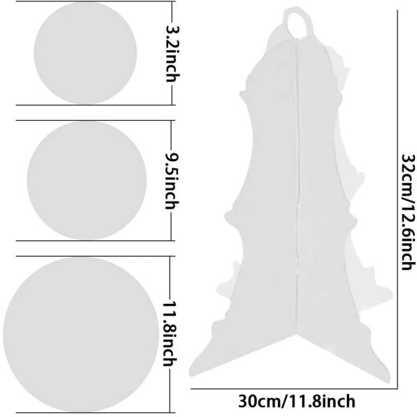 Party White 3 Tier Dessert Round Cupcake Holder Tower