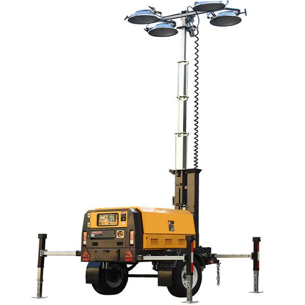 Mining Areas Diesel Light Tower Towable Light Tower Diesel Generator Mobile Light Tower