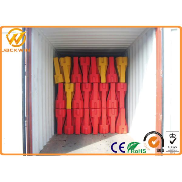 Driveway Safety Control Plastic Traffic Barriers Water Filled Road Traffic Barriers