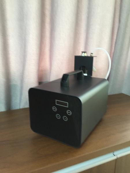 DC12V Black HVAC Scent Delivery System Large Area , 5000CBM Fragrance Oil Dispenser  Hotel Lobby