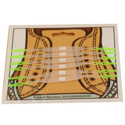 Le caoutchouc de silicone imperméable fournit des lacets élastiques unisexe