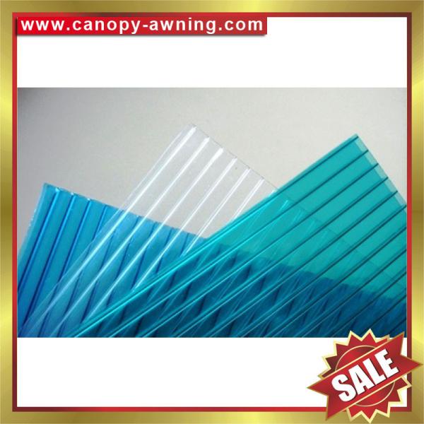 high qualtity greenhouse roofing polycarbonate PC multiwall twin wall cell hollow board sheet sheeting plate panel