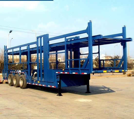AND factory 2/3 axle car carrier semi trailer for car transport, 6/8/10 position car transport truck trailer