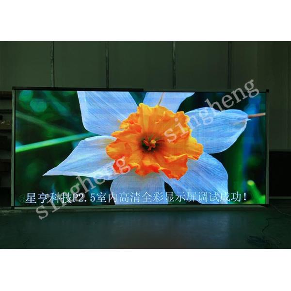 Customized Indoor LED Advertising Screen P2.5 Full Color Low Power Consumption
