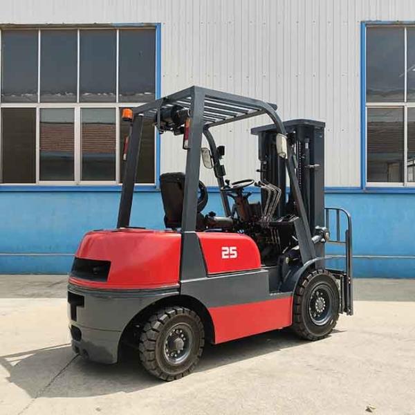 2500kgs 2.5T Diesel Forklift Truck Hydraulic Transmission Yanmar Engine