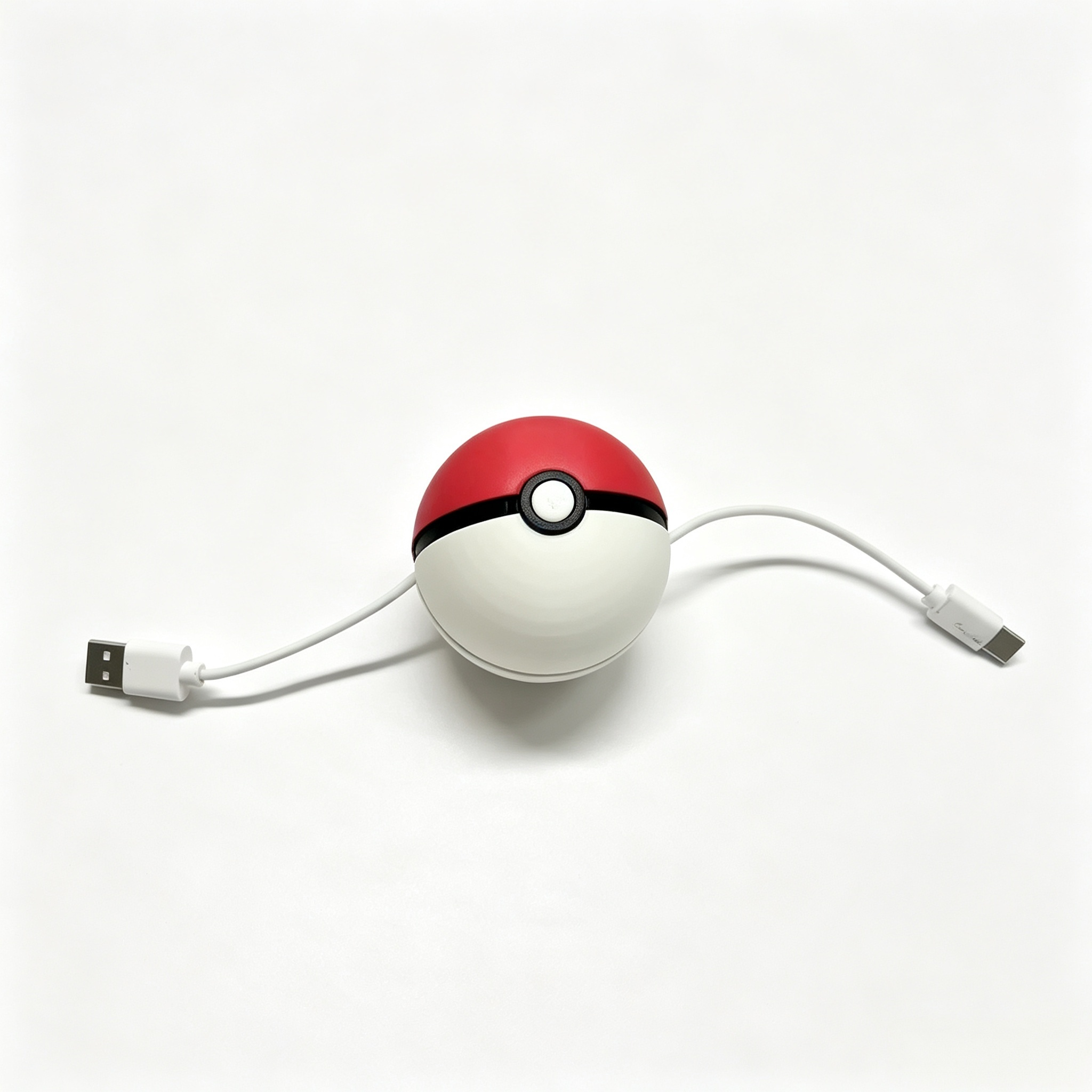 Split Sphere  3D Printed Custom  Data Cord Organizer Travelling 3D Printed Office Supplies