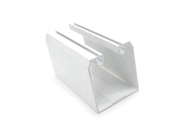 Hollow Granite Aluminum Extrusion Curtain Rail Wall Profile For Curtain Glass
