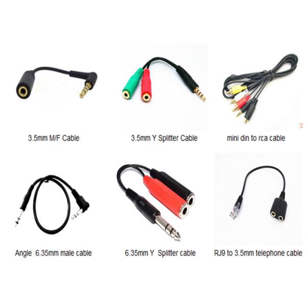 High Precision RCA Audio Visual Cables Non Toxic And Eco Friendly Material