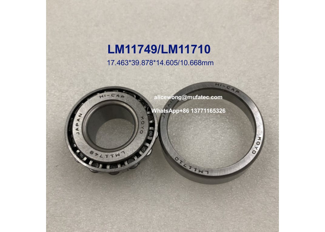 LM11749/LM11710 LM11749/10 автомобильные подшипники дюймовые конические роликовые подшипники 17.463*39.878*14.605/10.668 мм