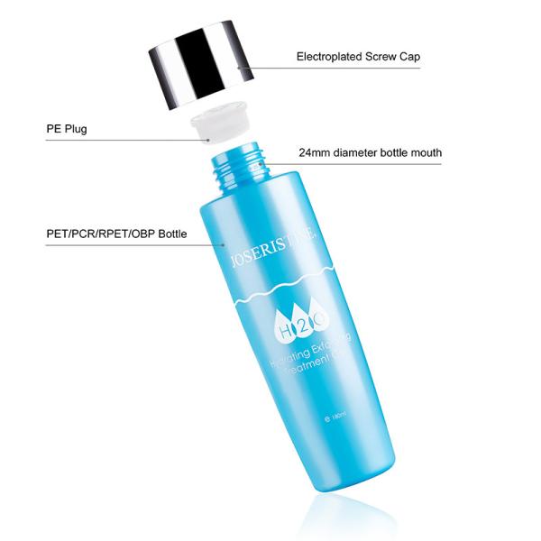 6Oz garrafas cosméticas, garrafas cosméticas da loção 180ML com tampão da dupla camada