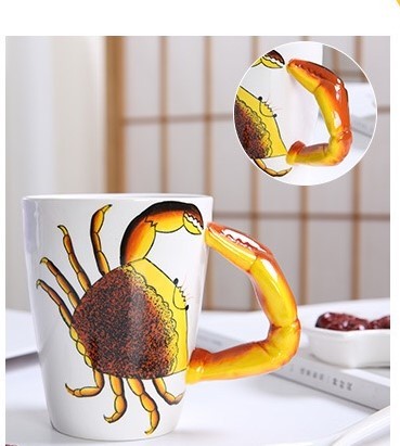 Supermarket 450ml 15 Oz 9cmx11cm 3D Ceramic Mugs