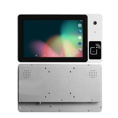 Parede resistente 10,1 polegadas touchscreen Android Linux Monitor com câmera RFID NFC Reader Microfone
