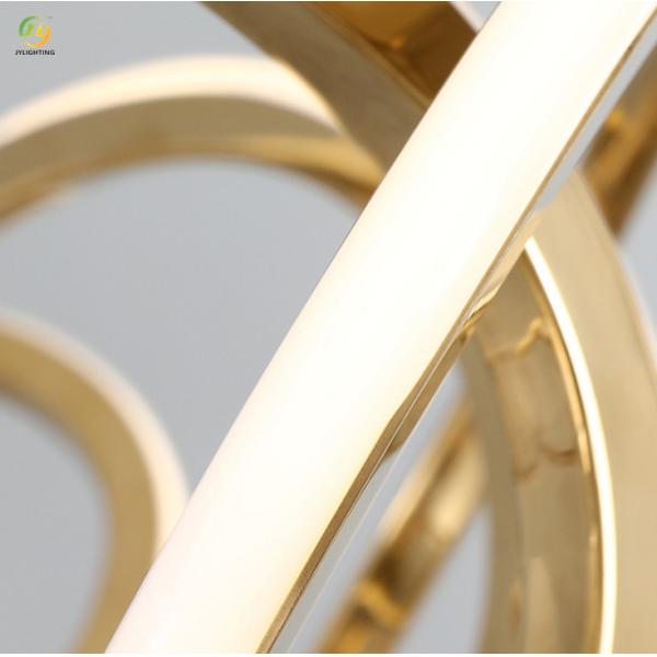 JYLIGHTING Light Luxury Modern Restaurant Chandelier Modern Simple Creative Circular Art bar Restaurant  Modern Pendant Light