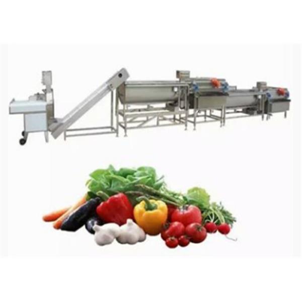 Energy Saving Vegetable Canning Equipment Automatic Eddy Current Washing Line