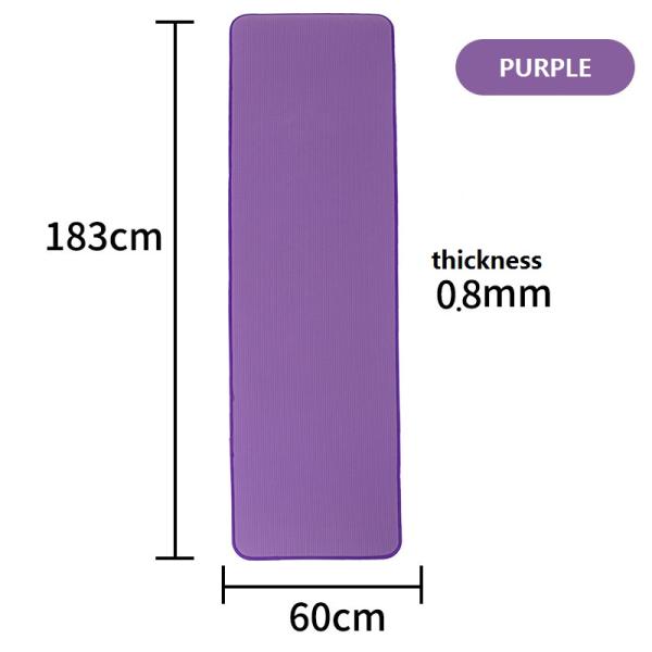 Custom Printed Design NBR Pilates Yoga Mat with Customized Logo and Provided Samples