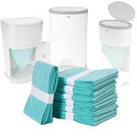 HDPE Adult Diaper Liner remplit le sac 11M/12M Long Dekor Classic Diaper Bucket remplit le seau 16L Korbell