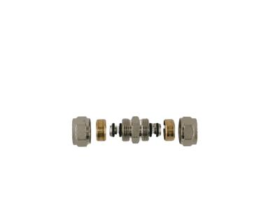 Acessórios de compressão de latão cromado