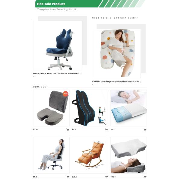 Foldable Bus Driver Waist Cushion with Removable and Washable Cover Custom Hardness