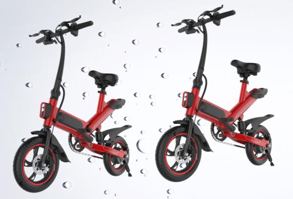 Mini Folding Electric Pedal Bike 17.5kg Gross Weight 120kg Loading Ability