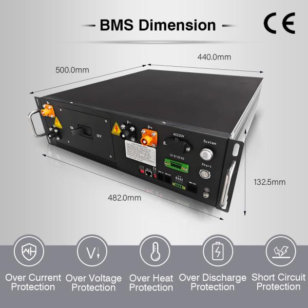 High-voltage BMS for Energy Storage Systems 96V-1500v 125A/160A/250A/400A/500A Optional HV BMS For lfp cell LTO NCM Cells
