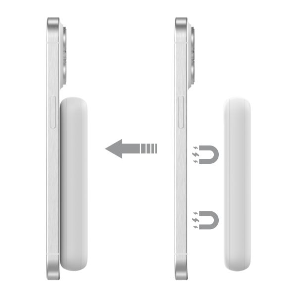 10000mAh Wireless Magnetic Power Bank 20W LI-Polymer Battery Type-C Input