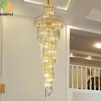 Escadaria alta luxuosa Salão 265V de Crystal Pendant Light For Hallway