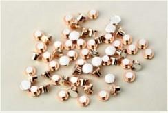 AgCdO Silver Plated Electrical Contacts / Silver Cadmium Oxide Contacts For Relays