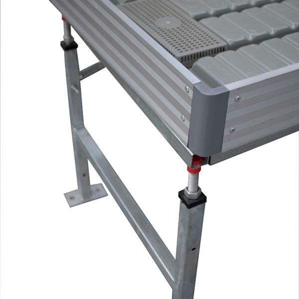 Anti Tilt 4*12ft 5*16ft Hydroponic Rolling Benches For Greenhouse