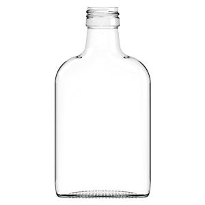 500ml Flint Flask Mini Spirit Bottle 28mm BVP STD ROTE Neck Crystal White