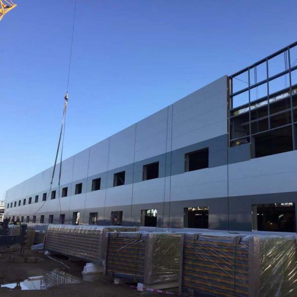 Custom Steel Structure Warehouse with Sandwich Panels 30-Year Warranty