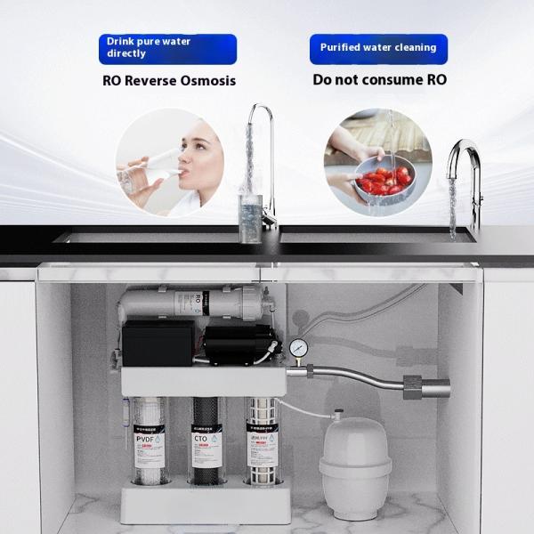 Household Reverse Osmosis Water Purifier Double Outlet Drink Water Filters