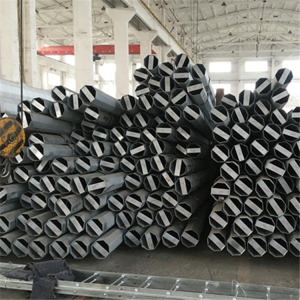 hot dip galvanized 35ft galvanized electric steel pole steel transmission poles