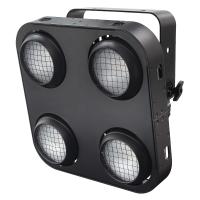Iluminação do público 4 Olhos Led Cob Par 4 * 90W Quente Frio Cob Branco Peaky Blinders 2 em 1 Profil Spotlight